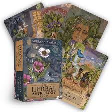 Herbal Astrology Oracle Deck: 55-Card Deck & Guidebook - Connect with Herbal and Astrological Wisdom