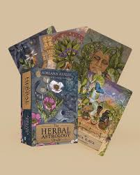 Herbal Astrology Oracle Deck: 55-Card Deck & Guidebook - Connect with Herbal and Astrological Wisdom