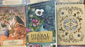 Herbal Astrology Oracle Deck: 55-Card Deck & Guidebook - Connect with Herbal and Astrological Wisdom