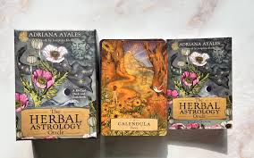 Herbal Astrology Oracle Deck: 55-Card Deck & Guidebook - Connect with Herbal and Astrological Wisdom