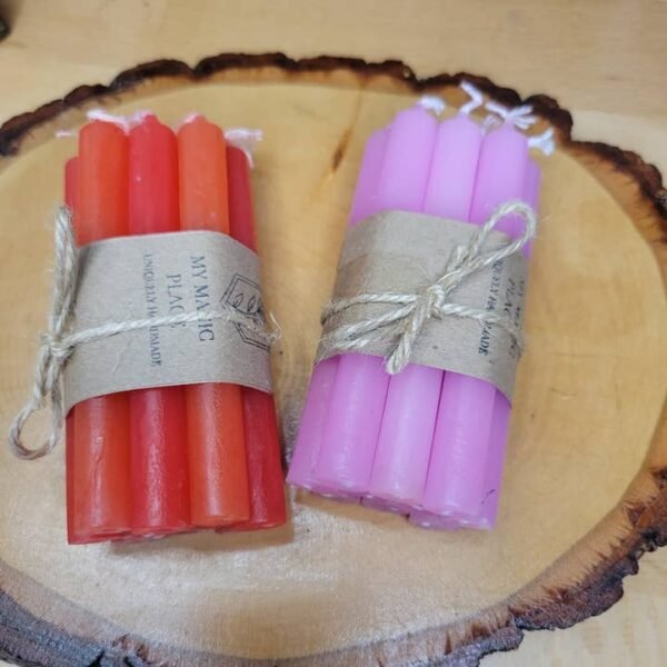 Wholesale Pack of 10 Colored Spell Candles – 4" Chime Candles for Rituals, Prayers & Ambiance - Image 6