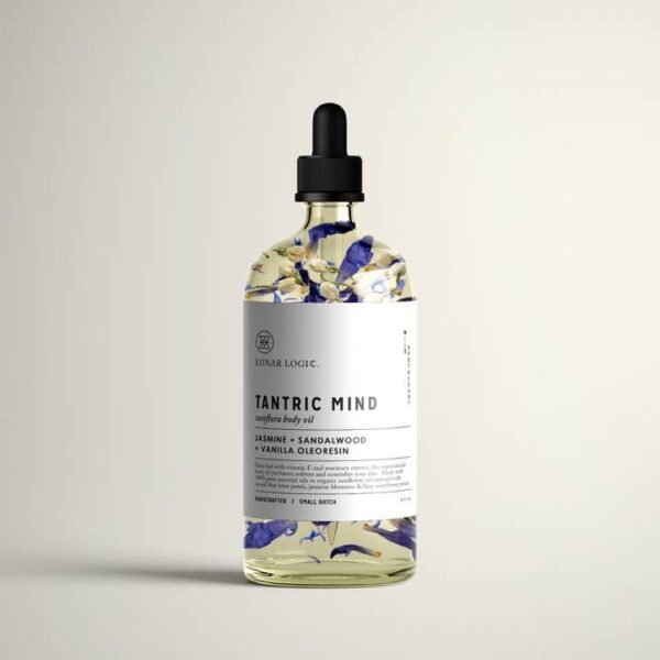 Tantric Mind Sunflora Body Oil – Jasmine, Sandalwood & Vanilla for Serene Mindfulness