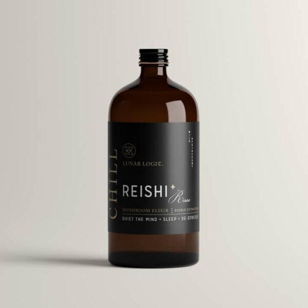 Chill Reishi + Rose Mushroom Elixir – Super-Concentrated Calm, Immune Support & Hormonal Balance