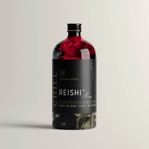 Chill Reishi + Rose Mushroom Elixir – Super-Concentrated Calm, Immune Support & Hormonal Balance - Image 2