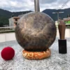 11-Inch Full Moon Tibetan Singing Bowl Mallet & Cushion - Image 5