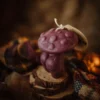 Mushroom Woman Beeswax Candle