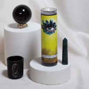 Cast Off/Protection Ritual Altar Candle